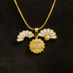 Paslanmaz Çelik Papatya Kolye