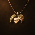 Paslanmaz Çelik Melek Kanat Kolye