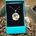 Yuvarlak Paslanmaz Çelik Lazer Baskılı Kolye - Görsel 4