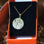 Yuvarlak Paslanmaz Çelik Lazer Baskılı Kolye - Görsel 8