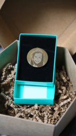 Yuvarlak Paslanmaz Çelik Lazer Baskılı Anahtarlık - Görsel 4