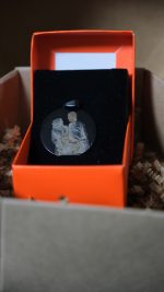 Yuvarlak Paslanmaz Çelik Lazer Baskılı Anahtarlık - Görsel 7