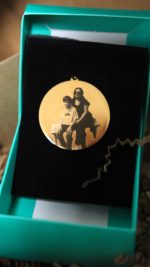 Yuvarlak Paslanmaz Çelik Lazer Baskılı Anahtarlık - Görsel 11